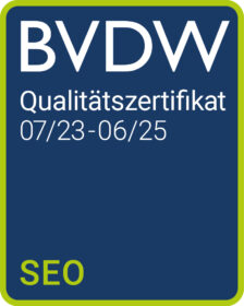 BVDW SEO Qualitätszertifikat